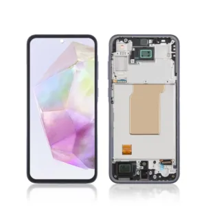 Replacement LCD Screen For Samsung Galaxy A35 Black - With Frame