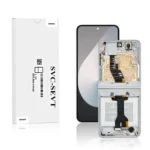 Genuine LCD Screen For Samsung Galaxy Z FLIP 6 5G (F741B) With Frame and Touchpad Inner – White (GH82-35013F)