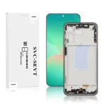 6A Genuine LCD Screen For Samsung Galaxy A26 5G (A266) With Frame and Touchpad - Black