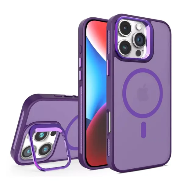 7B Camera Holder Magsafe Case iPhone 16 Pro Max Purple iShine Trade T/A Boltify Limited