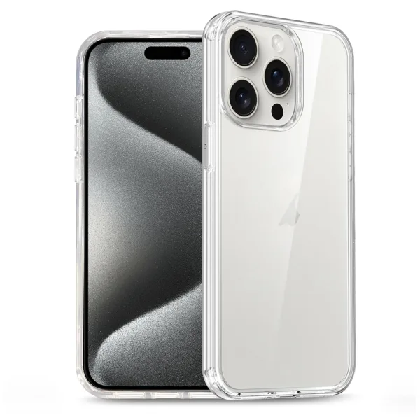 7D Transparent Starpoint Case iPhone 15 Pro Max Transparent Boltify Limited T/A iShine Trade