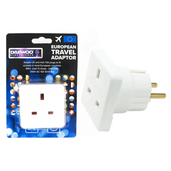DAEWOO 2 Pin European Travel Adaptor