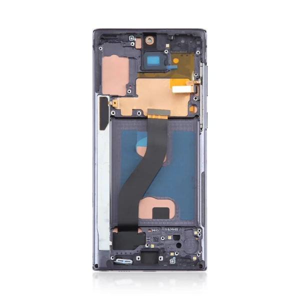 12C LCD SAMSUNG NOTE 10 BLACK INCELL WITH FRAME