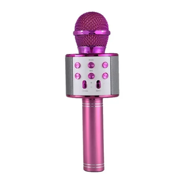 13B Karaoke Wireless Bluetooth Microphone Pink