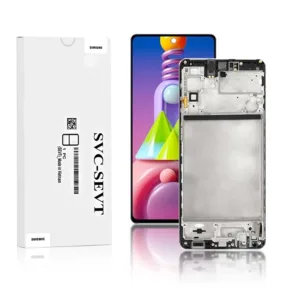 Genuine LCD Screen For Samsung Galaxy M51 (M515) With Frame & Touchpad - Black  (GH82-24168A)