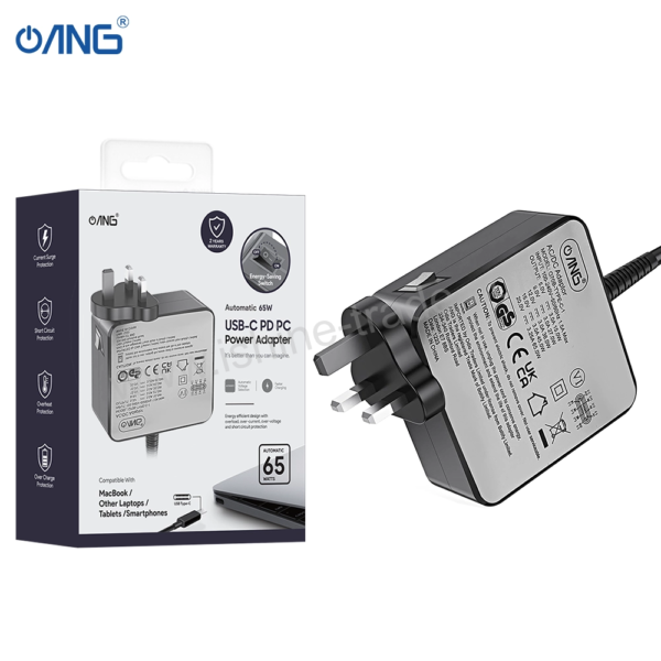 15A ANG 65W USB C Universal Laptop Charger iShine Trade T/A Boltify Limited