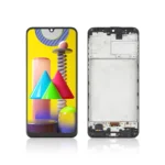 16A SAMSUNG GALAXY M31 LCD BLACK WITH FRAME