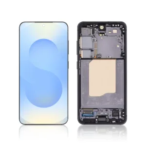 17A SAMSUNG GALAXY S25 OLED CSP LCD BLACK WITH FRAME