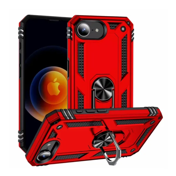 1E Ring Armor Case iPhone 16e Red iShine Trade T/A Boltify Limited