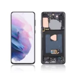 23A SAMSUNG GALAXY S21 PLUS LCD BLACK WITH FRAME INCELL