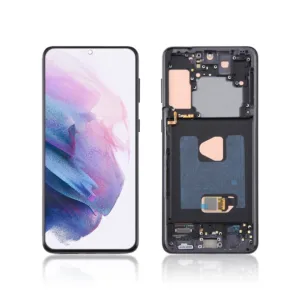 23A SAMSUNG GALAXY S21 PLUS LCD BLACK WITH FRAME INCELL