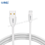 ANG E108 - Lightning Soft Data Cable 1 Meter White - Image 2