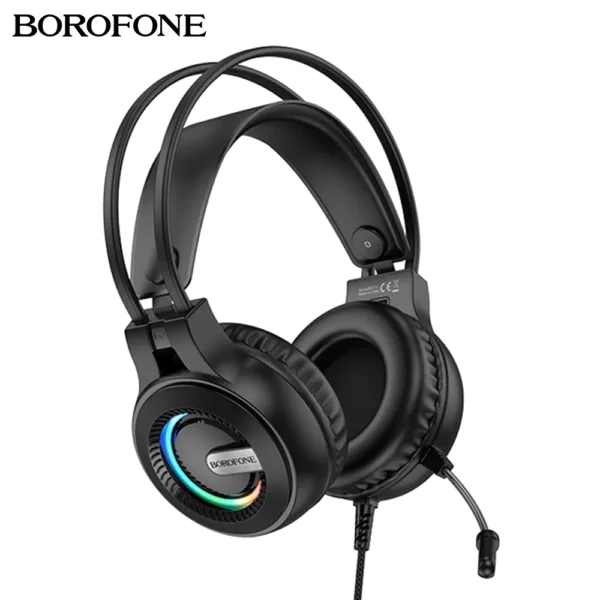 27B BOROFONE BO111 Eminent Wired Gaming Headphone With Mic iShine Trade T/A Boltify Limited