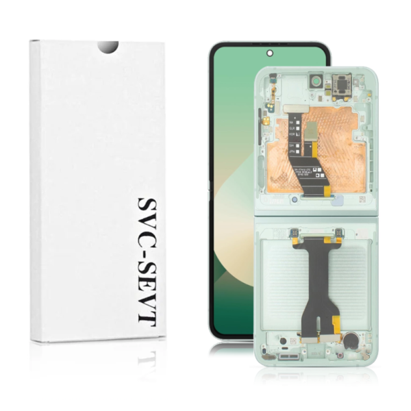 2A Genuine LCD Screen For Samsung Galaxy Z FLIP 6 5G F741 With Frame and Touchpad – Mint GH82 35013D Boltify Limited T/A iShine Trade