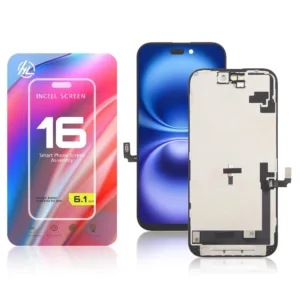 HL HD+ Incell iPhone 16 LCD Module Display and Touch Screen Digitizer Assembly