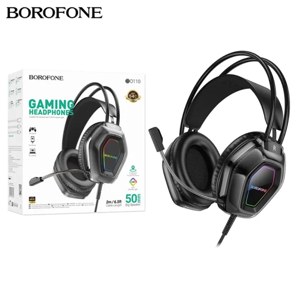 32A BOROFONE BO110 Fight Wired Gaming Headphone With Mic Boltify Limited T/A iShine Trade