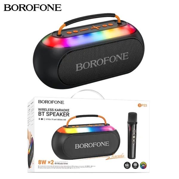 34A BOROFONE BP23 Spring Wireless Bluetooth Speaker With Microphone iShine Trade T/A Boltify Limited