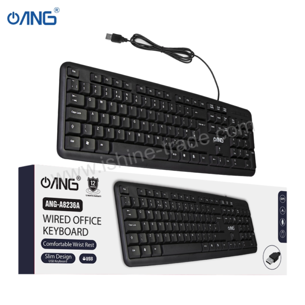 37A ANG A8236A – Wired Keyboard iShine Trade T/A Boltify Limited
