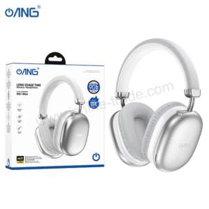 ANG H01 Max - Over Ear Wireless Bluetooth Headphone Silver