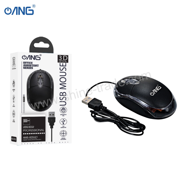 ANG HD5621 - 3D Optical Wired Mouse