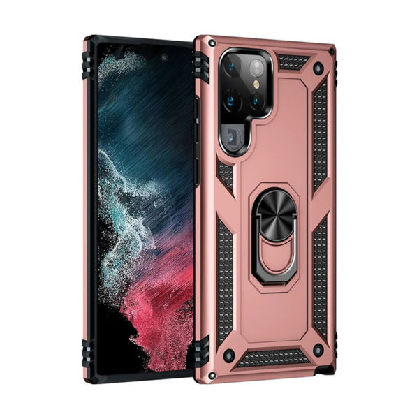38B Slim Shockproof Ring Armor Stand Phone Case for Samsung Galaxy S22 Ultra iShine Trade T/A Boltify Limited