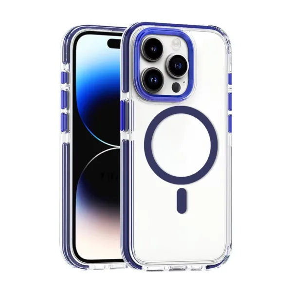 39D Metal Frame Case iPhone Blue iShine Trade T/A Boltify Limited