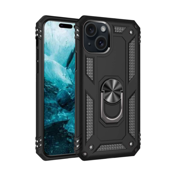 3B Slim Shockproof Ring Armor Case For iPhone 15 Plus Boltify Limited T/A iShine Trade