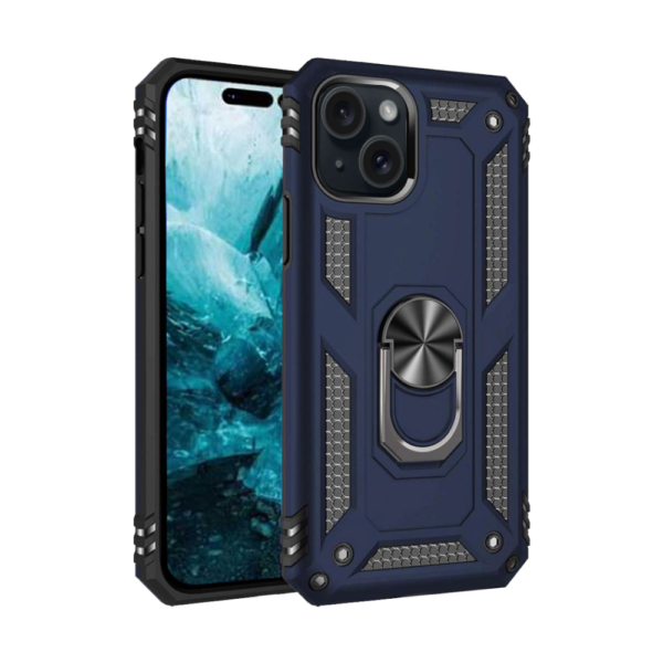 3C Slim Shockproof Ring Armor Case For iPhone 15 Plus Boltify Limited T/A iShine Trade