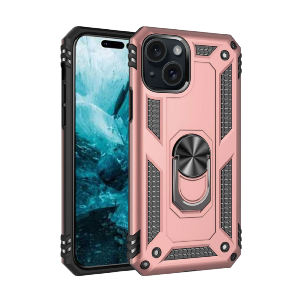 3E Slim Shockproof Ring Armor Case For iPhone 15 Plus Boltify Limited T/A iShine Trade