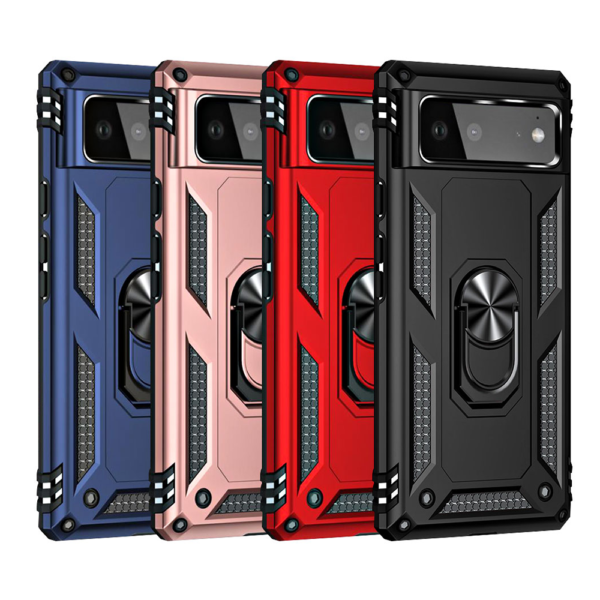 42A Slim Shockproof Ring Armor Stand Phone Cover Case for Google Pixel 7 iShine Trade T/A Boltify Limited