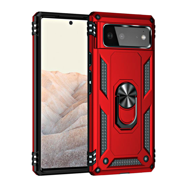 42C Slim Shockproof Ring Armor Stand Phone Cover Case for Google Pixel 7 iShine Trade T/A Boltify Limited