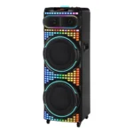 NDR 2260 Dual 21 inch Karaoke Bluetooth Trolley Speaker - Image 2