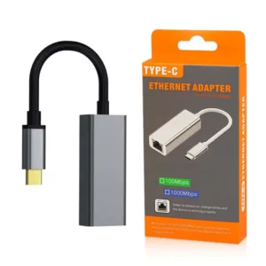 5A Adapter Type-C To Ethernet Black