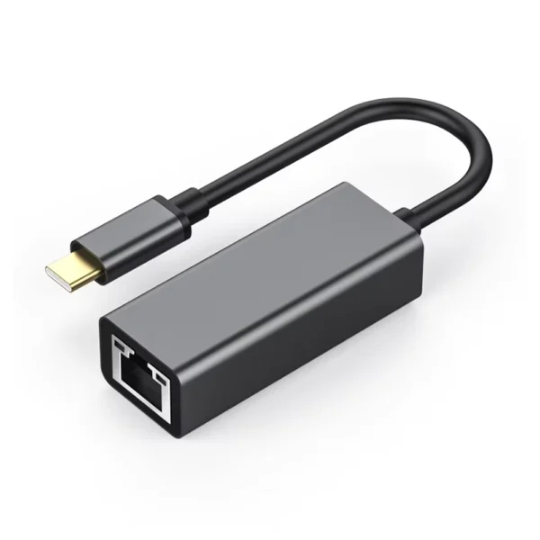 5C Adapter Type-C To Ethernet Black