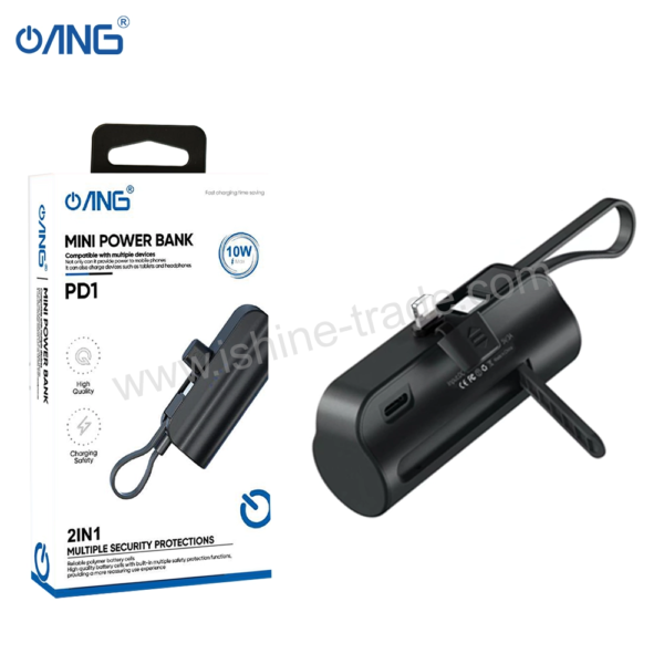 64A ANG PD1 – 2 in 1 10W Power Bank 5000mAh iShine Trade T/A Boltify Limited