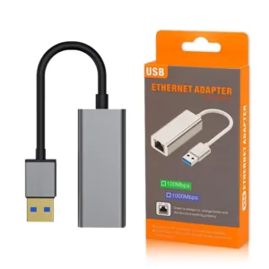 6A Adapter USB To Ethernet Black