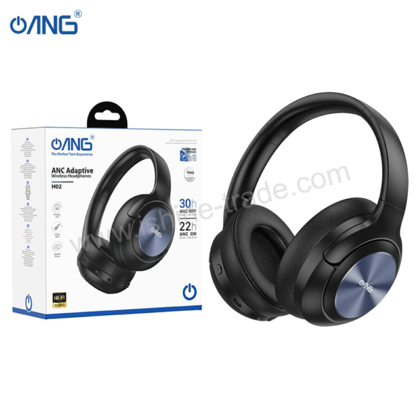 8A ANG H02 ANC Adaptive Wireless Headphones iShine Trade T/A Boltify Limited