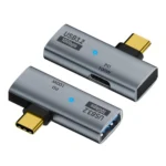 8A Adapter 2IN1 Type-C OTG Black