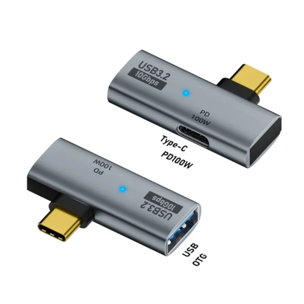 8C Adapter 2IN1 Type-C OTG Black