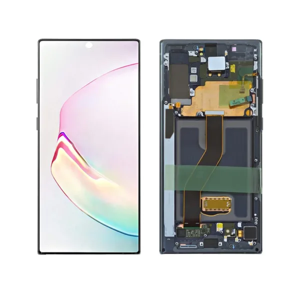 OLED LCD Screen For Samsung Galaxy S10 Plus G975 Black With Frame iShine Trade T/A Boltify Limited
