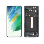 Replacement OLED LCD Screen For Samsung Galaxy S21 FE (G990B) Black - With Frame