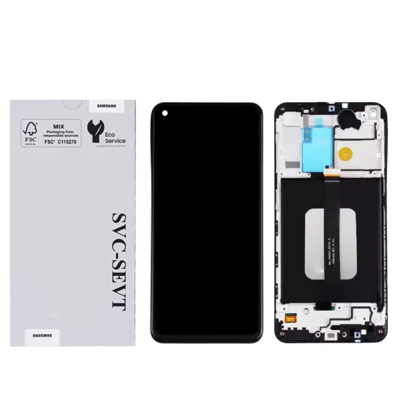Samsung Galaxy A60 A606 With Frame Black iShine Trade T/A Boltify Limited