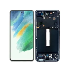 Genuine LCD Screen For Samsung Galaxy S21 FE 5G (G990) With Frame & Touchpad - Graphite (Pull Out)