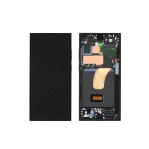 Genuine LCD Screen For Samsung Galaxy S23 Ultra (S918) With Frame & Touchpad - Black (Pull Out)