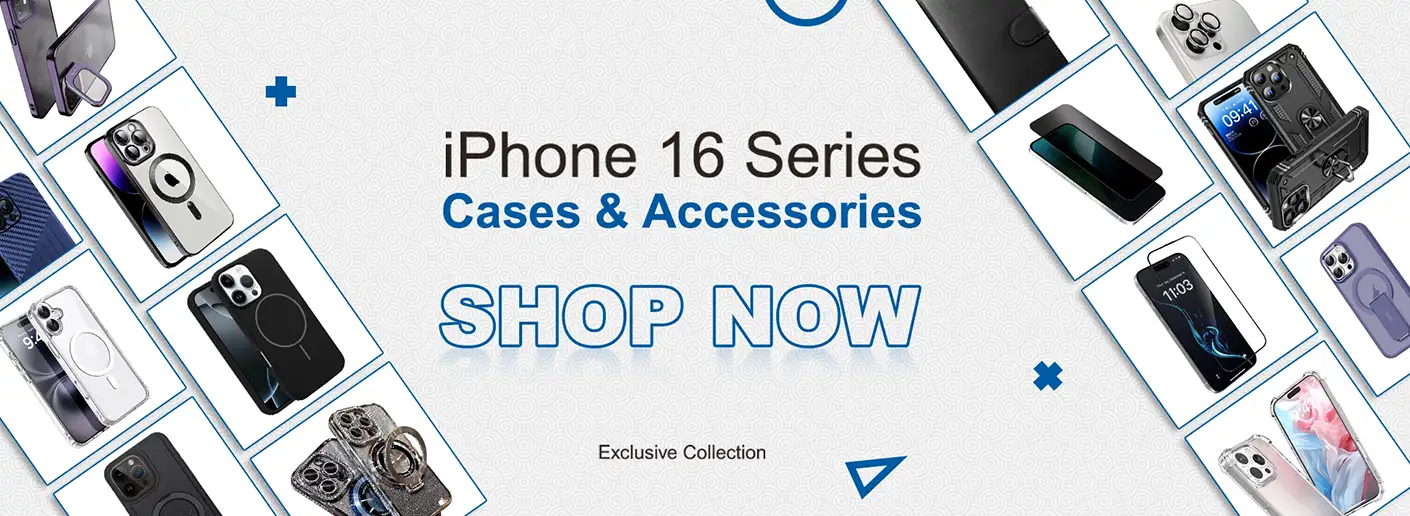 iPhone 16 Series Accessories Banner slider iShine Trade T/A Boltify Limited