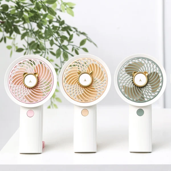 L-612 Handheld Mini Rechargeable Cooling Fan - Image 3