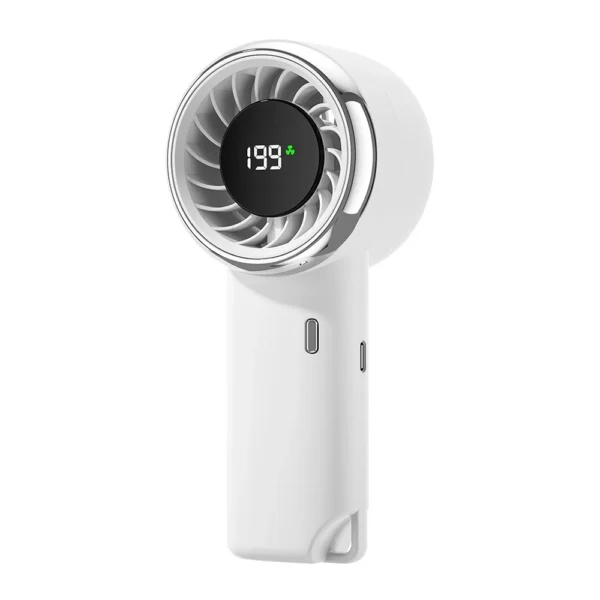 107 Handheld Mini Rechargeable Cooling Fan - Portable Electric Handheld Fan - Image 2