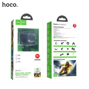 10A HOCO DV101 Dual Color Screen Sports Camera 4k HD Display 2160P 30FPS Recording