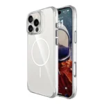 15B Clear TPU Magsafe Case iPhone 14 Pro to 16 Pro Max White