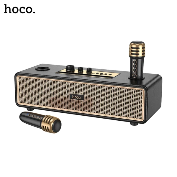 HOCO BS63 Graceful Classic & Stylish Dual Mic Wireless Bluetooth Speaker - Image 2